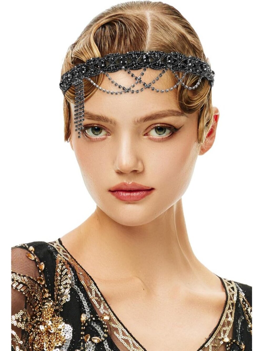 1920s Flapper Headband | Roaring 20s Vintage Hair Accessory | Great Gatsby Style